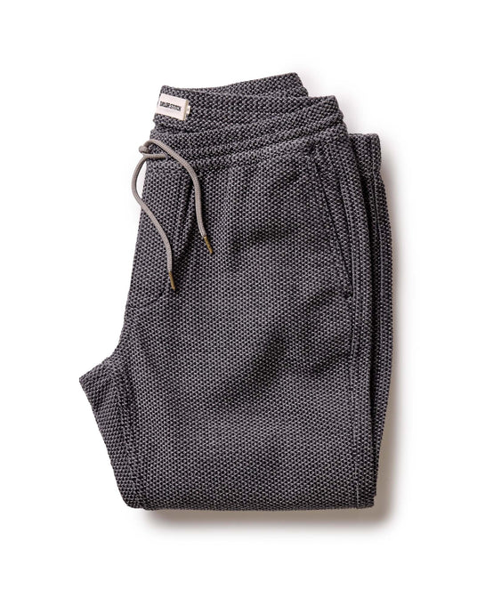 The Après Pant in Charcoal Sashiko
