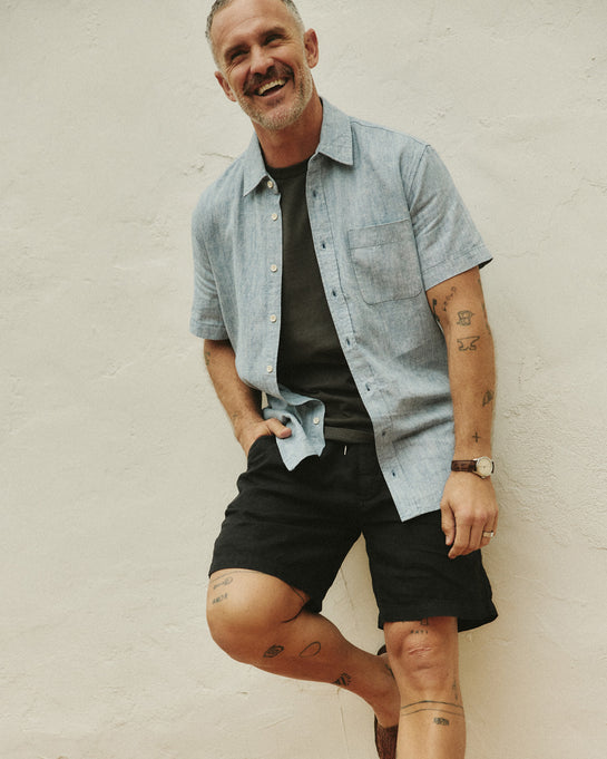 The Après Short in Coal Hemp