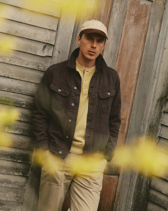 The Long Haul Jacket in Soil Slub Denim
