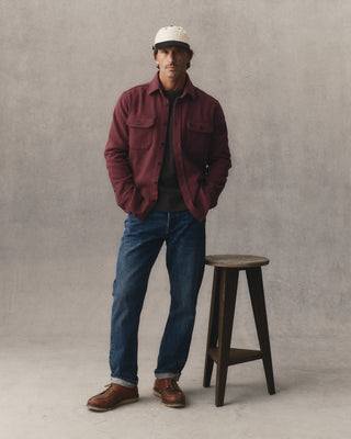 The Division Shirt in Black Cherry