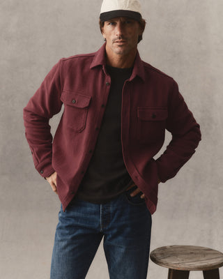 The Division Shirt in Black Cherry