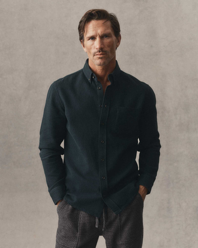 The Jack in Rinsed Indigo Waffle
